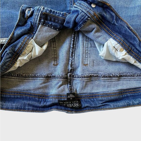 Forever 21 Distressed Faded Skinny Jeans Women's Size 14 Mid Wash Plus Sizes - Picture 12 of 14